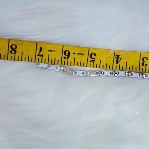 Elegant Sterling‎ Silver Puzzle Bracelet - Picture 8 of 8